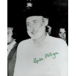 Spike Milligan, KBE signed Black and White Photo 10x8 Inch. Was an Irish comedian, writer, musician,