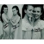 Madeleine Collinson and Mary Collinson signed black and white photos. Madeleine Collinson signed