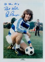 Stan Bowles signed Colour Print 16x12 Inch. Queen Park Rangers Legend. Good condition. All