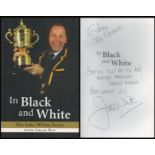 Jake White signed Paperback Book Title In Black and White 'The Jake White Story with Craig Ray'.