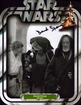 David Stone Wioslea signed 10 x 8 inch colour Star Wars scene photo. Good condition. All