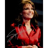 Sarah Palin Politician Signed 8x10 Photo.. Good condition. All autographs are genuine hand signed