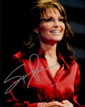 Sarah Palin Politician Signed 8x10 Photo.. Good condition. All autographs are genuine hand signed