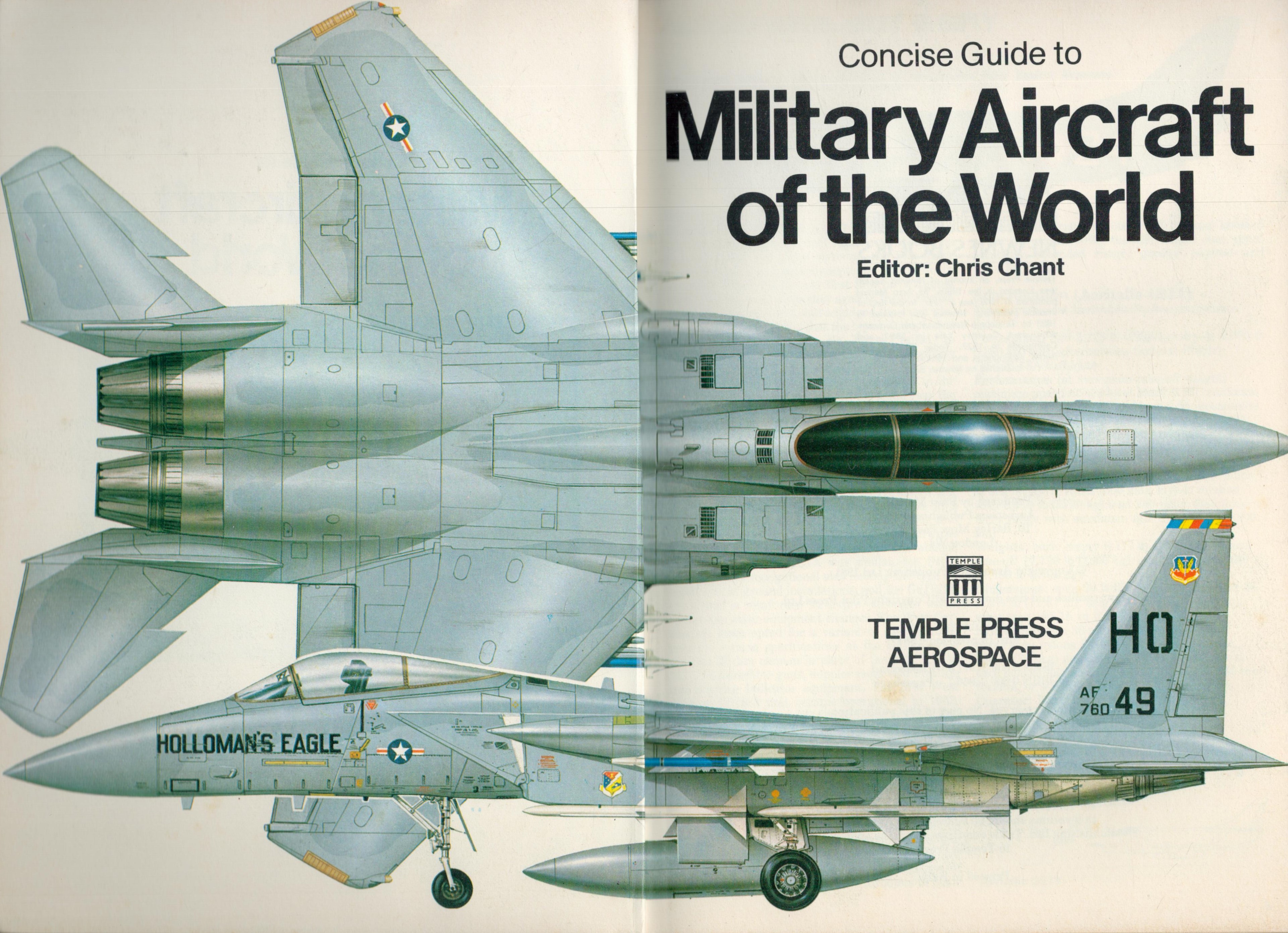 Chris Chant Paperback Book Titled Concise Guide to Military Aircraft Of The World. Published in 1984 - Image 2 of 3