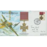 WW2 Battle of Britain fighter ace Tom Neil DFC AFC 249 sqn signed 2000 RAF Hendon Battle of