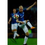 Davy Klaassen signed Colour Photo 12x8 Inch. Is a Dutch professional footballer who plays as an