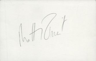 Sir Mathew Pinsent signed 6x4inch white post card. Good condition. All autographs are genuine hand