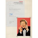 Paul Daniels signed Promo. Colour Photo 6x4 Inch. Plus BBC tv TLS by Lesley Taylor Dedicated. Good