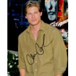 Chris Carmack signed Colour Photo 10x8 Inch. An Actor. Good condition. All autographs are genuine