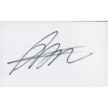 Ross Barkley signed White Card Approx. 5x3 Inch. Is an English professional footballer who plays
