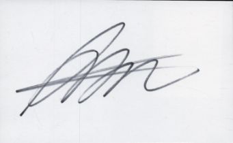 Ross Barkley signed White Card Approx. 5x3 Inch. Is an English professional footballer who plays