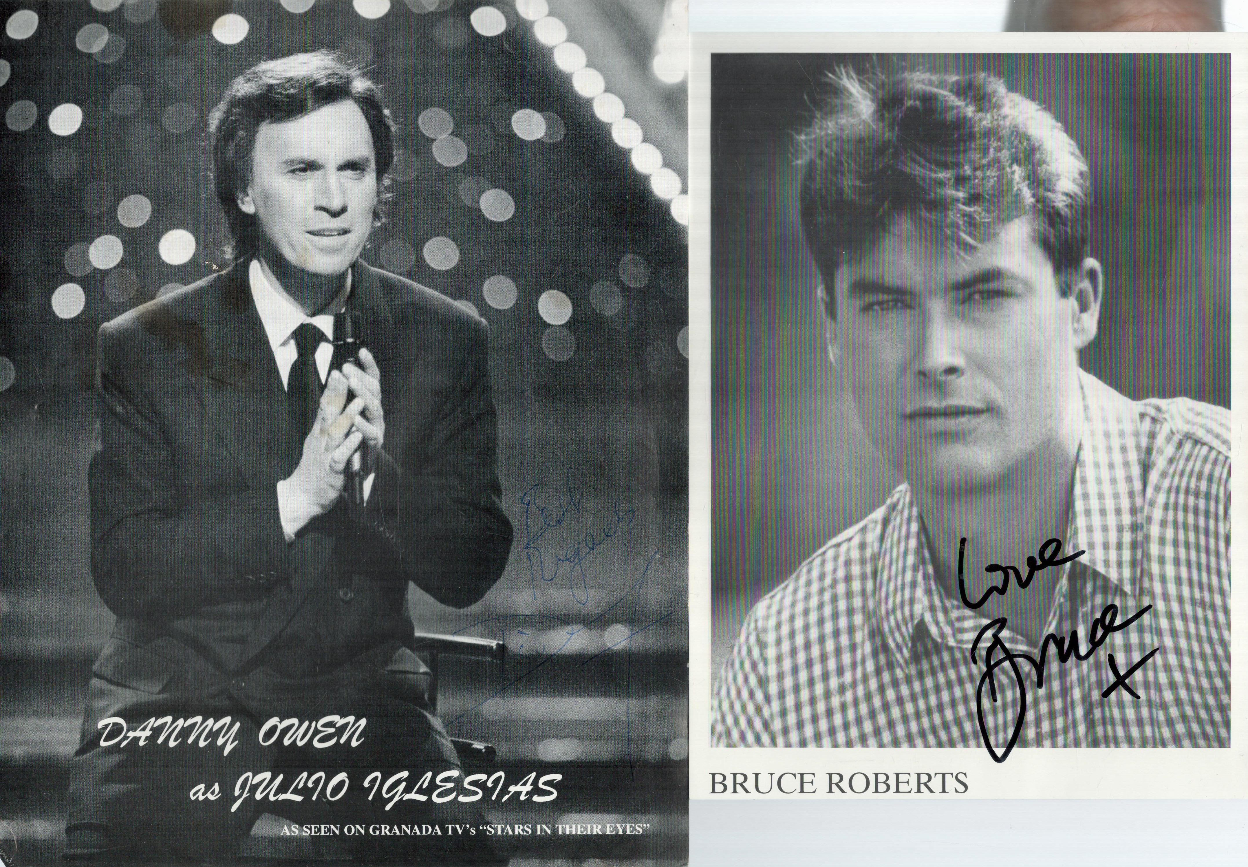 TV/FILM Music/Actor/Actress. 5 x Collection. Signed signatures such as Andew Hayden Smith. Bruce - Image 2 of 3