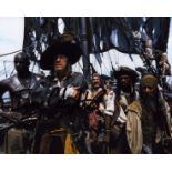 Pirates of the Caribbean Bosun Isaac J Singleton signed super 10 x 8 colour photo from the movie,