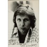 Mark Wing-Davey British Actor And Director Signed 5x4 Black And White Photo. Good condition. All