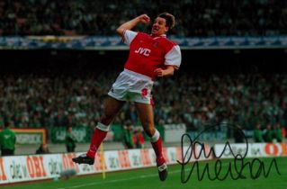 Paul Merson signed Colour Photo 12x8 Inch. English Football and Manager. Good condition. All