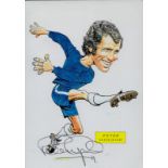 Peter Osgood signed Colour Caricature Card 5.25x3.75 Inch. Good condition. All autographs are