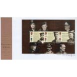 George Cross winner H H Flintoff GC signed Internetstamps 2006, 150th ann Victoria Cross miniature
