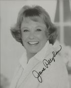 June Allyson signed 10x8 inch black and white photo. Good condition Est.
