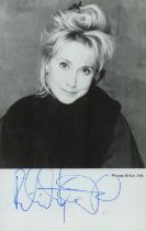 Felicity Kendal, CBE signed Black and White Photo5.5x3.5 Inch. Is an English actress, working