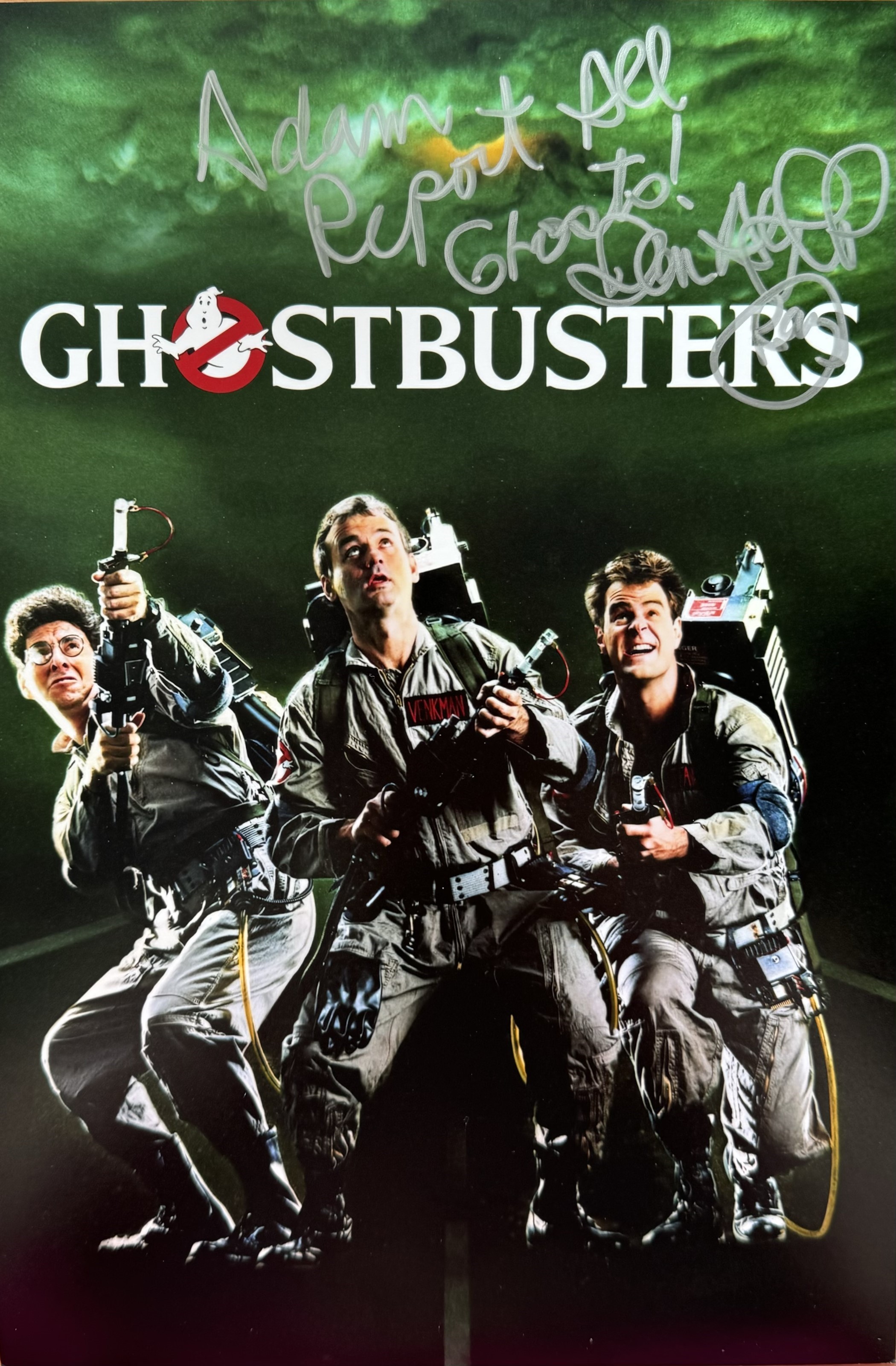 Dan Ackroyd signed 12x8inch colour Ghostbusters photo. Good condition Est.