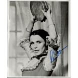 Claire Bloom signed black and white photo 10x8 Inch. An English actress. She is known for leading