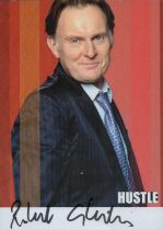 Robert Glenister signed Promo. Colour Photo 6x4 Inch 'TV series Hustle'. Is an English actor. Good