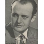 Tito Gobbi, a signed and dated (1955) photo. An Italian operatic baritone with an international