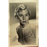 Mai Zetterling signed 6x4inch black and white photo with Doretta Morrow on reverse. Good condition