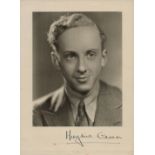 Hughie Green signed vintage Black and White Photo 9.5x7 Inch. Was an English radio and television