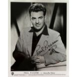 Paul Picerni signed 10x8inch black and white photo. American actor. Good condition Est.