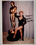 Debbie Reynolds (1932-2016), American actress. A signed 10x8 inch photo. Her breakout role was her
