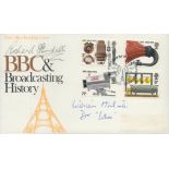 Doctor Who - a Broadcasting History FDC signed by William Hartnell (1908-1975) and Richard