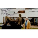 Henry Moore collection includes signed 5x5 inch colour photo with his sculpture 'Draped Nude' at the