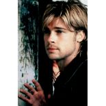 Brad Pitt signed 12x8inch colour photo. Good Condition. All autographs come with a Certificate of