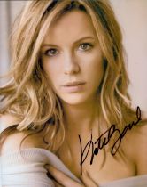 Kate Beckinsale signed 10x8 inch colour photo. Good Condition. All autographs come with a