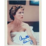 Annette Bening, actress. A signed 10x8 inch photo. In a career spanning more than four decades,