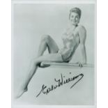 Esther Williams signed 10x8 inch black and white photo. Good Condition. All autographs come with a
