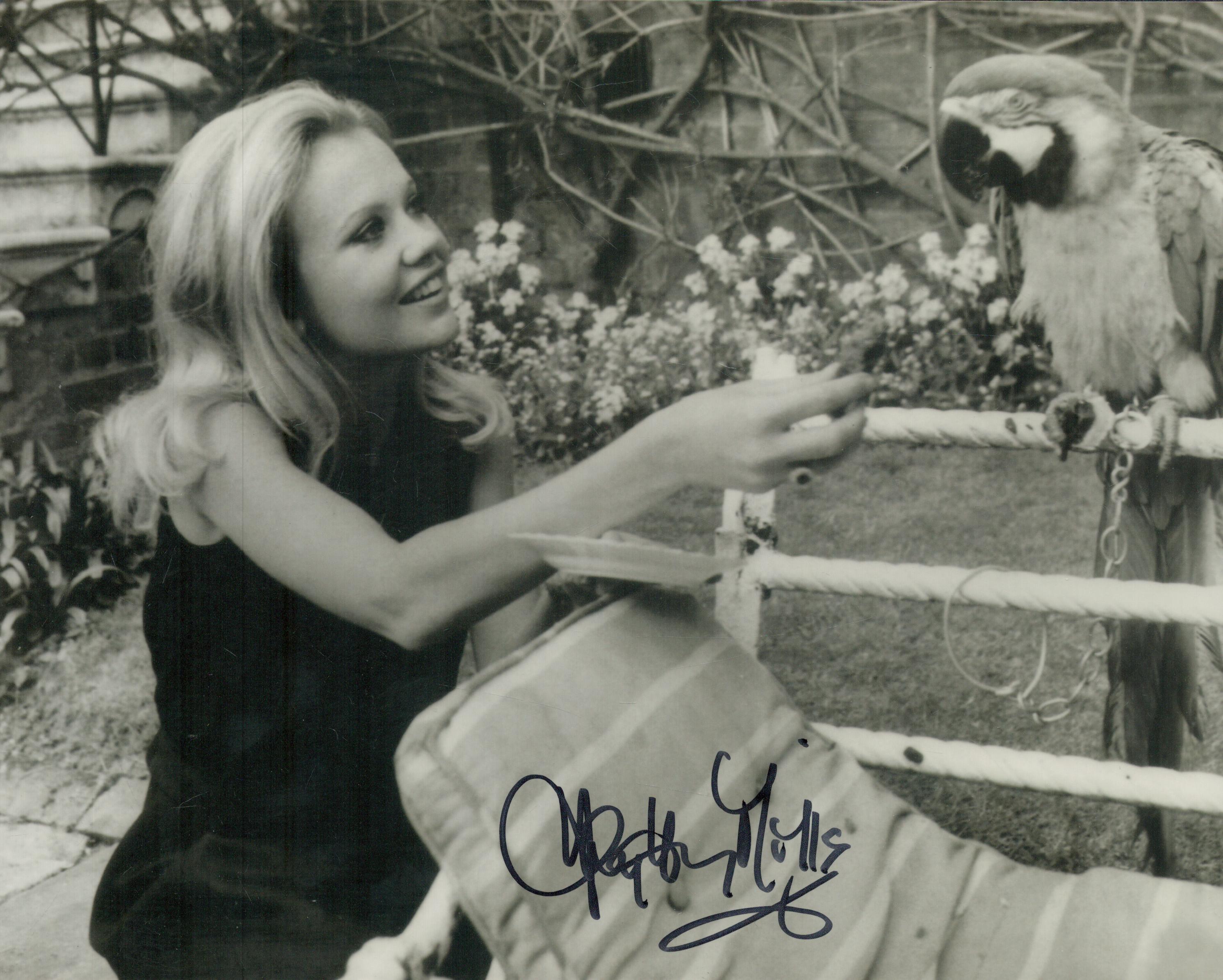 Actress Hayley Mills signed lovely early 10 x 8 inch b/w photo. Good Condition. All autographs