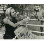Actress Hayley Mills signed lovely early 10 x 8 inch b/w photo. Good Condition. All autographs