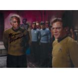Star Trek - Actor Morgan Woodward. A signed 10x8 inch photo (approx.), here playing Captain Ron