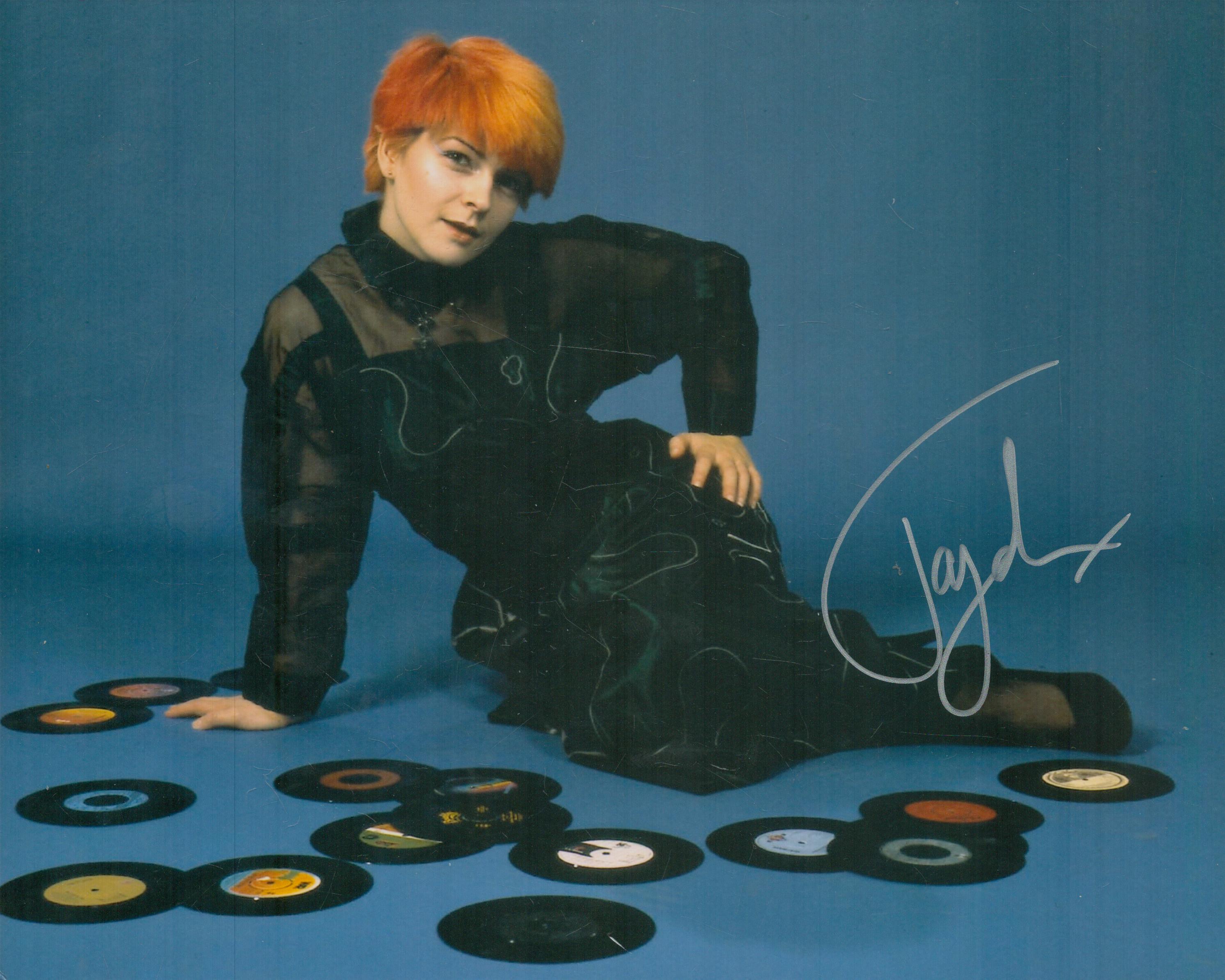 Music Toyah punk queen, three stunning signed 10 x 8 inch colour photos in fabulous outfits. Good - Image 2 of 2