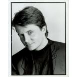 Michael J Fox signed 10x8inch black and white photo. Good Condition. All autographs come with a