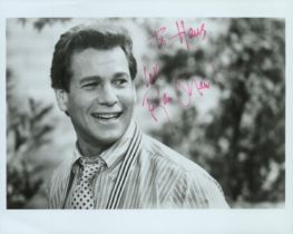 Ryan O'Neal (1941-2023), American actor. A signed and dedicated 10x8 photo. He was cast as Oliver