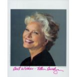 Ellen Burstyn signed 10x8 inch colour photo. Good Condition. All autographs come with a