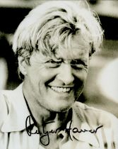 Rutger Hauer signed 10x8inch black and white photo. Also comes with TLS dated 21/3/2005. Good