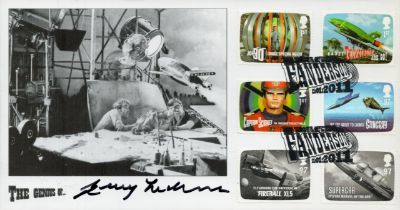 Gerry Anderson signed Genius of Gerry Anderson Scott official FDC with Fanderson 2011 special