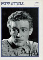 Peter O'Toole signed 7x5 inch black and promo photo. Good Condition. All autographs come with a
