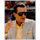 Robert DeNiro signed 10x8 inch colour photo. Good Condition. All autographs come with a