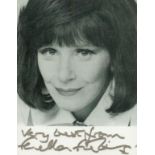 Carry on Screaming Fenella Fielding signed rare 5 x 3 inch promo photo. Good Condition. All