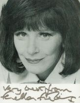 Carry on Screaming Fenella Fielding signed rare 5 x 3 inch promo photo. Good Condition. All